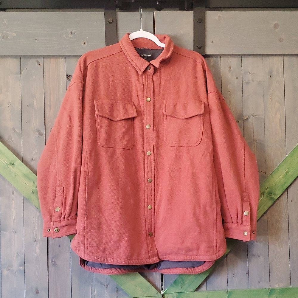 Rust Button-Up Jacket